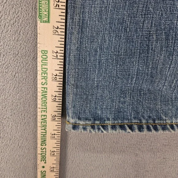 Japanese Selvedge Jeans Mens Whiskers Thrashed Justin Zip Fits 30x30 - Picture 12 of 15